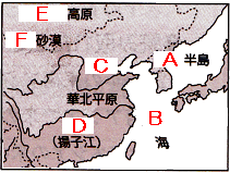東アジアの地形